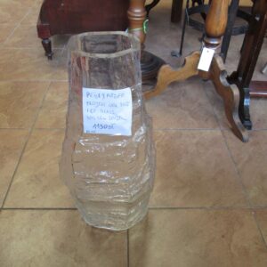 Ogromny wazon z lat 70-tych.Ice Glass.