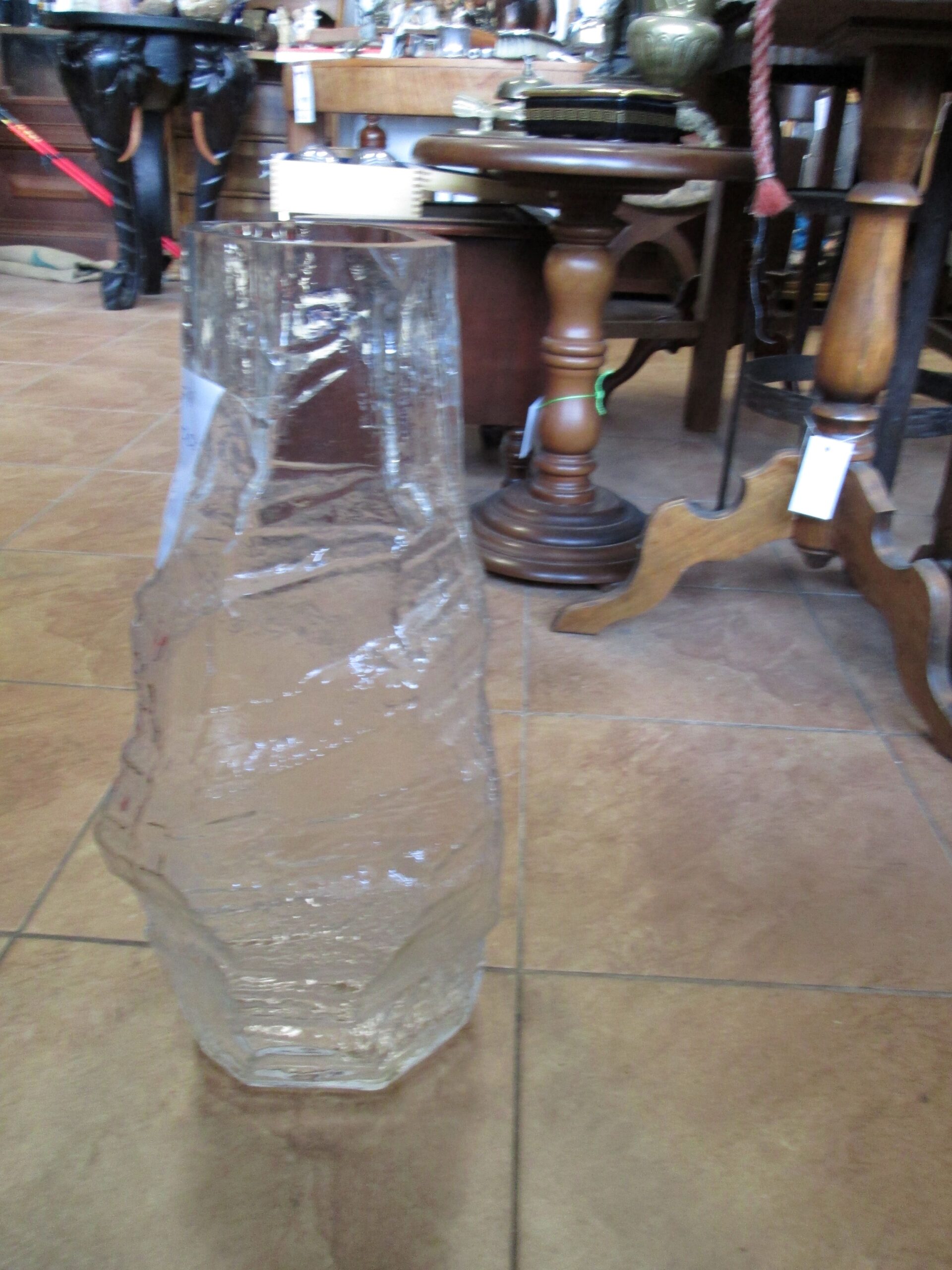 Ogromny wazon z lat 70-tych.Ice Glass. - obrazek 4