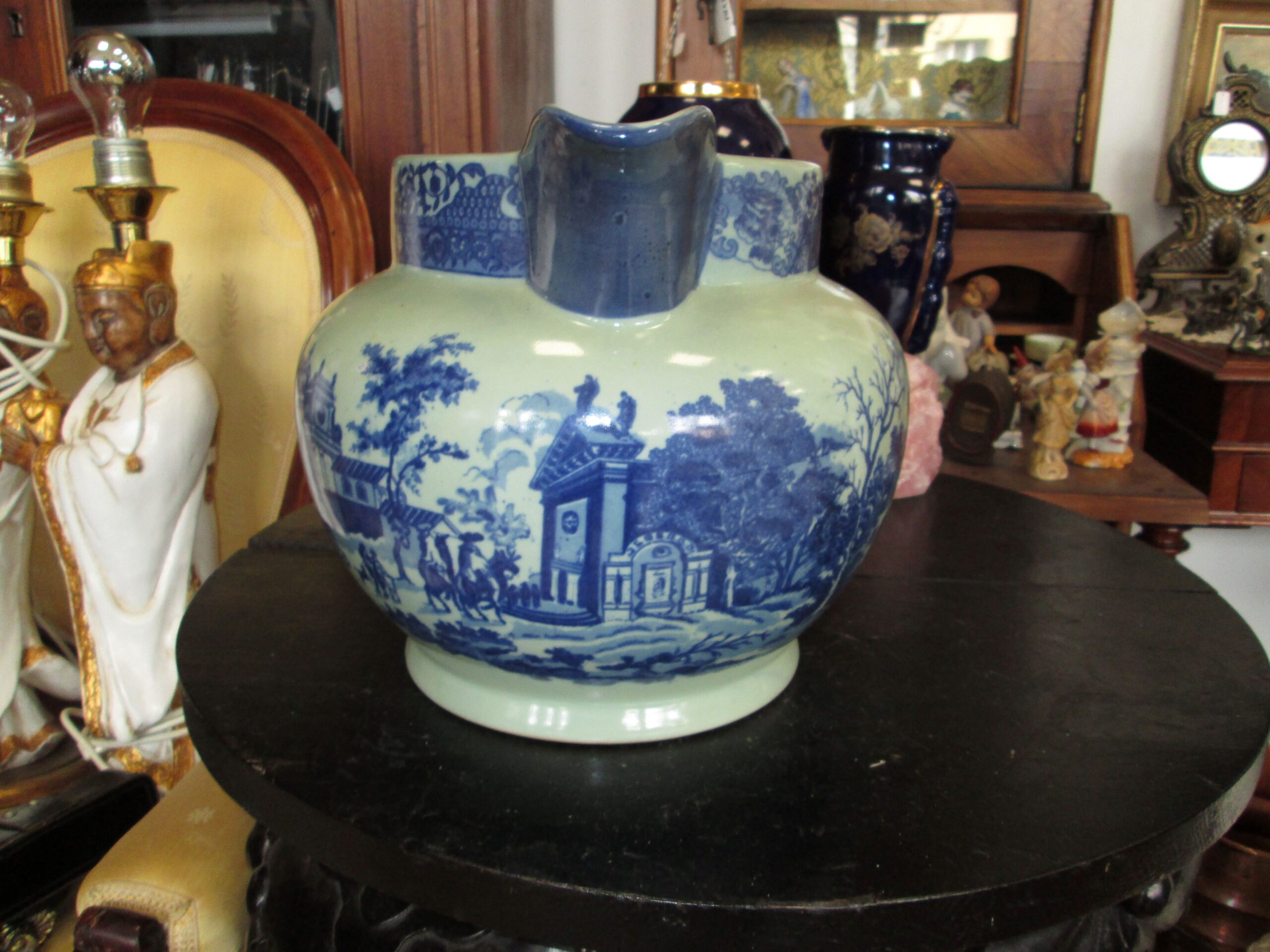 Porcelanowy dzban do wody. Flow Blue. - obrazek 4