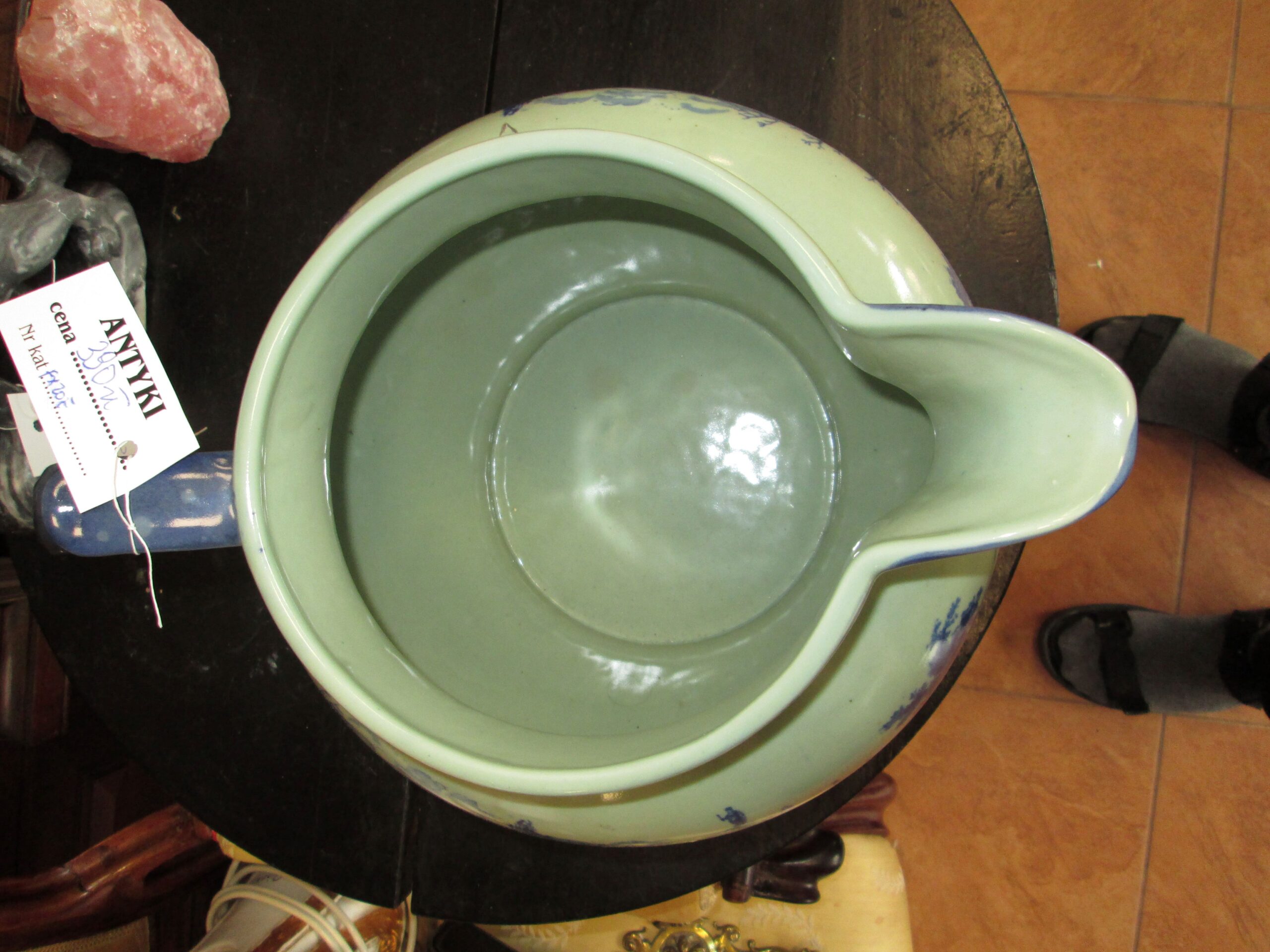 Porcelanowy dzban do wody. Flow Blue. - obrazek 5