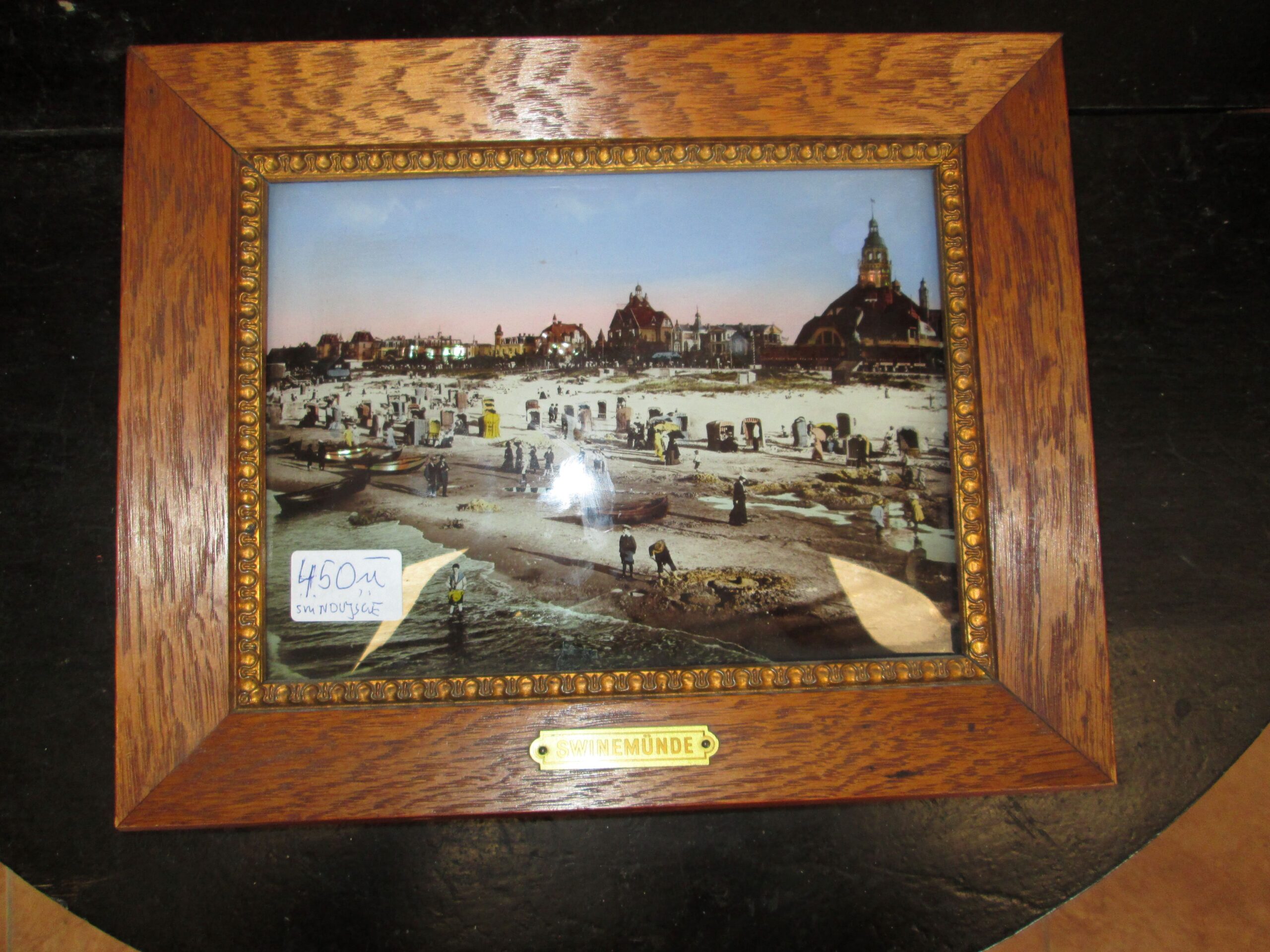 Zabytkowy widok na Świnoujście. Swinemunde.