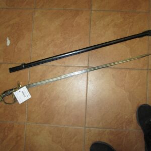 Pałasz pruskiego oficera.Wz. 1889. Nr.6