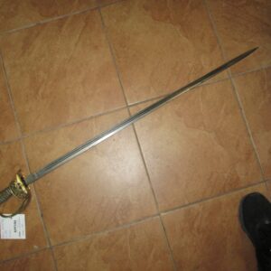 Pałasz pruskiego oficera.Wz. 1889.Nr.7.