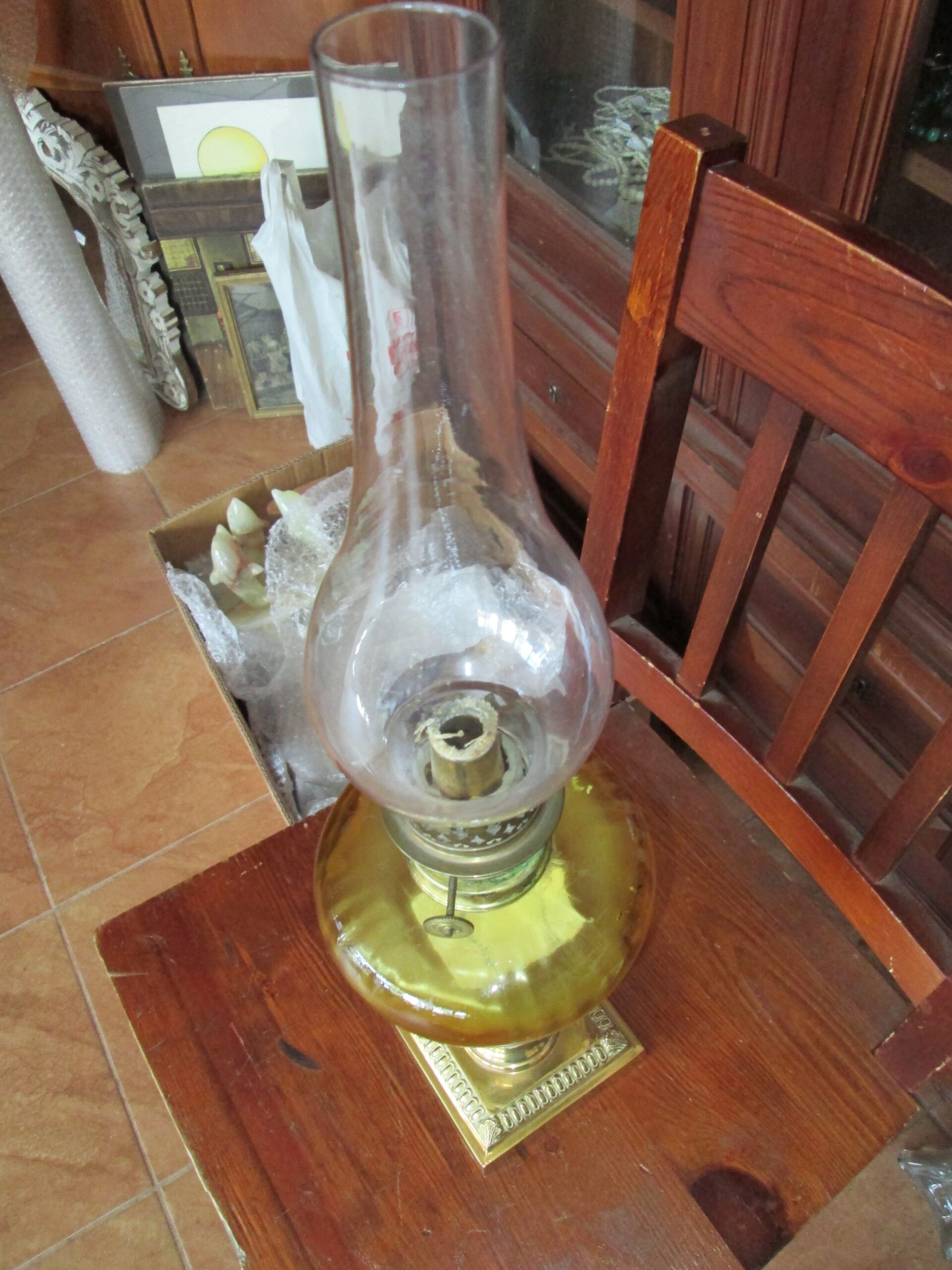 Lampa naftowa Art Deko. - obrazek 4