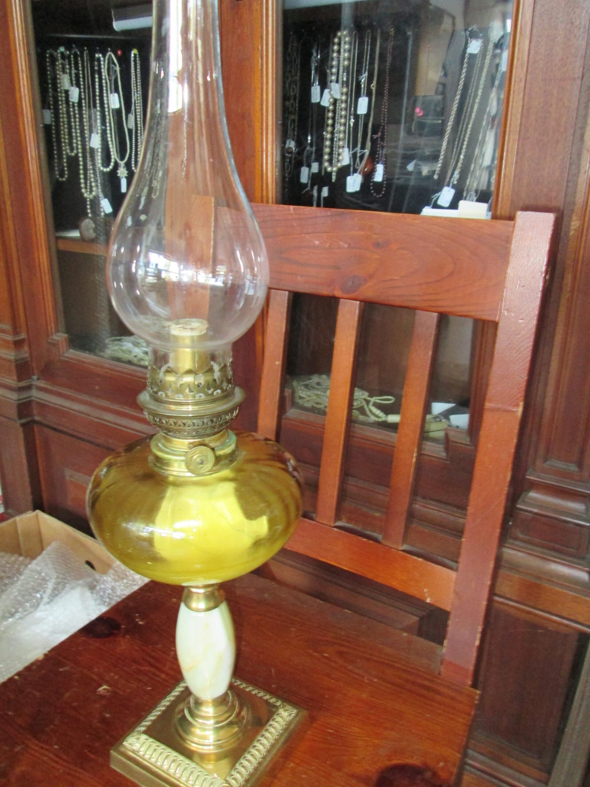 Lampa naftowa Art Deko. - obrazek 5