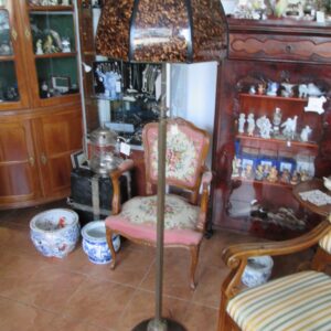 Lampa stojąca z brązu.Art deko.