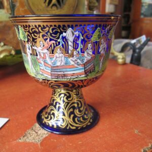 Murano Barovier .Kielich ślubny.